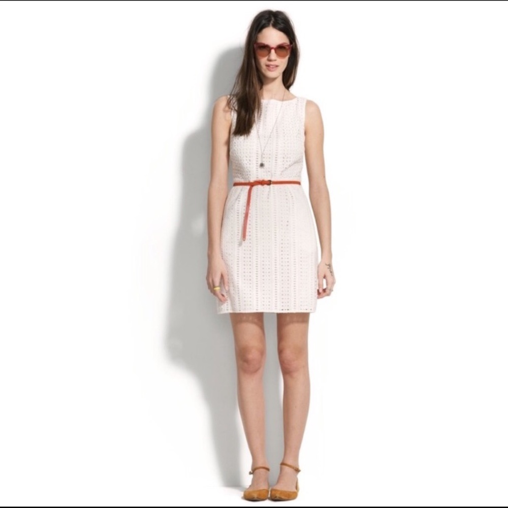 White Madewell eyelet dress